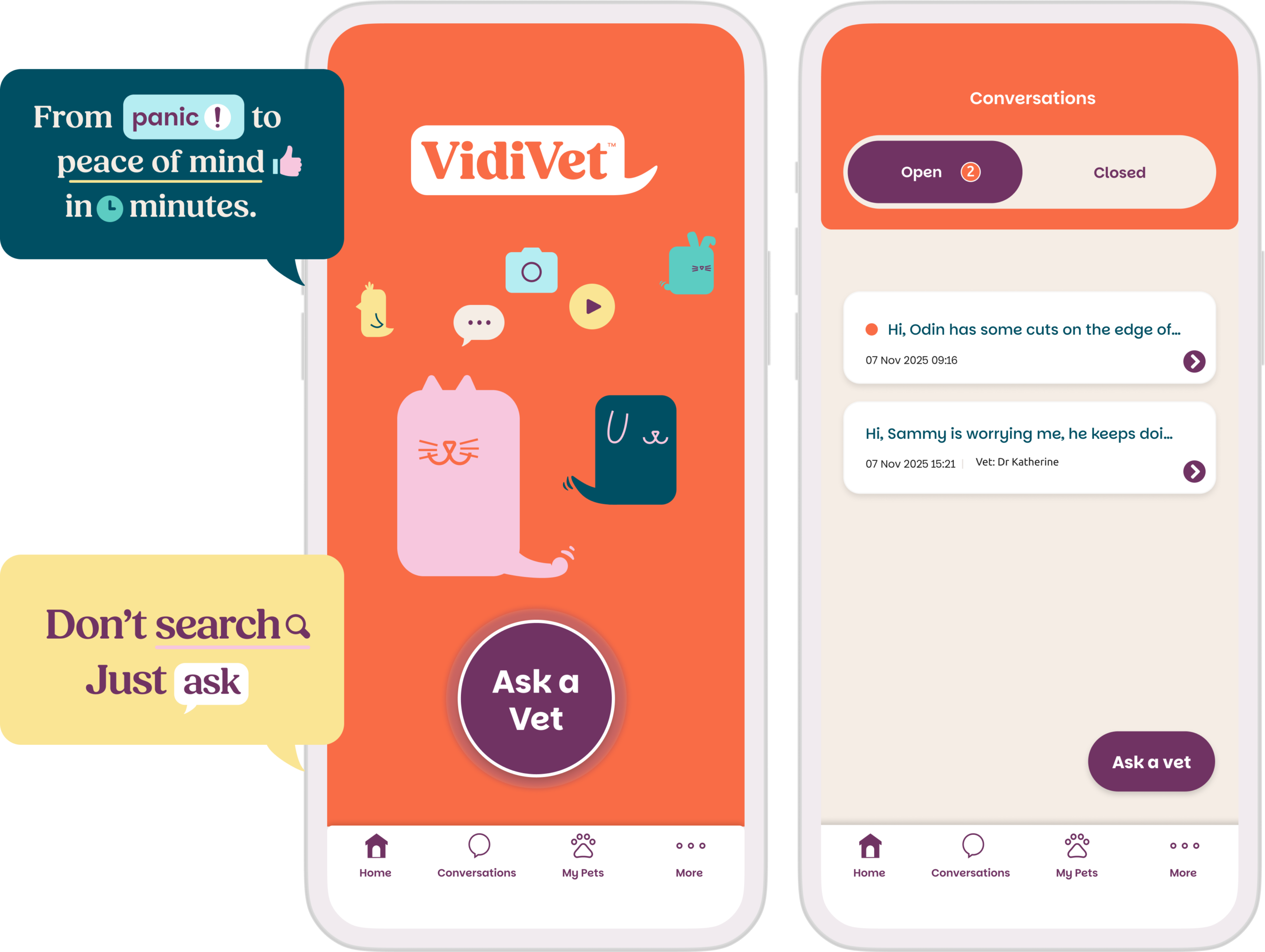 VidiVet app promo